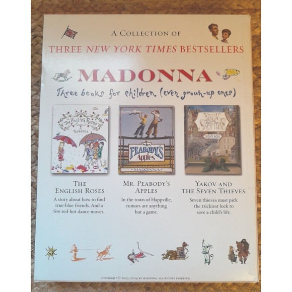 MADONNA - Book Set of 3 Children's Books Hardcover w Box Cover Like NEW - Picture 4 of 16